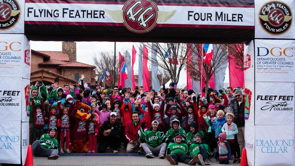 The Flying Feather Four Miler